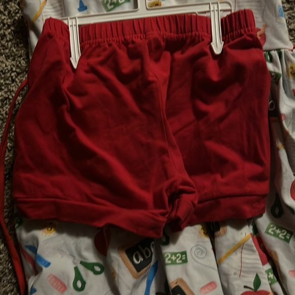 Girls 8 Bella & Omi Back to School gorgeous Peter Pan dress & matching shorties - Picture 6 of 16